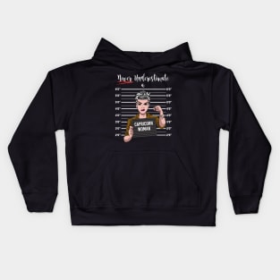 Capricorn Woman Kids Hoodie